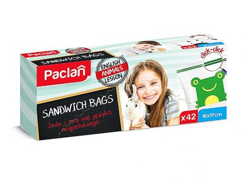 PACLAN ZIP ZÁRAS SZENDVICSZACSKÓ 42DB 16CMX17CM