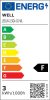 Well LEDLC-A6010E27/BC-09-WL E27 LED10W 880lm 6500K hideg 240° - 65W izzó helyett