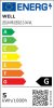 Well LEDLN-MR165GU5,3-04-WL MR16-GU5.3 LED 5W 380lm 4000K - 25W izzó helyett