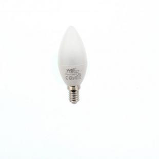 Well LEDLW C376E14/BC WL LED izzó gyertya, E14, 6W, meleg