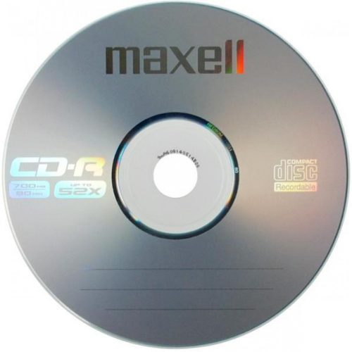 Maxell CD-R 52x papírtokos CD lemez (MAX504830)