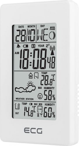 ECG MS 100 White Időjárásjelző állomás