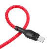 XO kábel NB55 USB - microUSB 1,0 m 5A piros