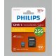 Philips 256GB microSDXC memóriakártya + SD adapter, Class 10, UHS-I, U3