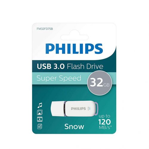 Philips Pendrive USB 3.0 32GB Snow Edition fehér-szürke (PH668176)