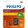 Philips 8GB mikroSDHC Class10 memoriakártya + adapter (PH669036)