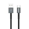 BWOO kábel X211C USB - USB-C adat és töltőkábel, 1,0m 2,4A fekete