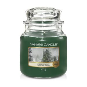 Yankee Candle 34692 Evergreen Mist Classic Közepes gyertya 411 g