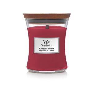 Woodwick 38287 Elderberry Bourbon közepes gyertya