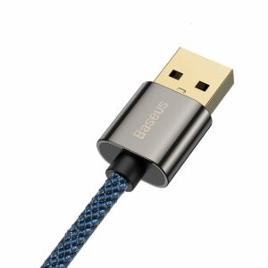 Baseus Legend 90 fokban döntött USB – USB Type-C kábel QC3.0 66W 1m kék (CACS000403)