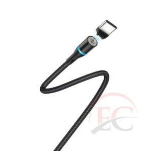 Borofone BU16 USB – USB-C mágneses kábel, 1,2m, 3A, fekete