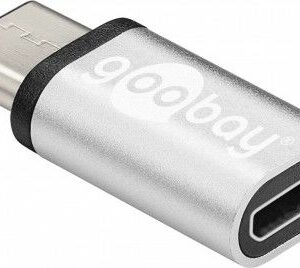 Goobay 56636 USB-C  – USB 2.0 Micro-B adapter, ezüst