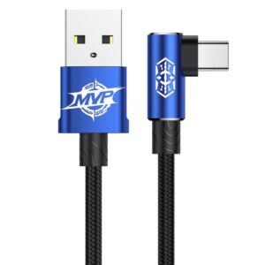 Baseus CATMVP-A03 kábel USB 2.0 M – CM típusú USB, 1 m, 2A, kék szín