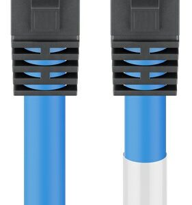 Goobay 45659 8.1 Szerelt S / FTP (PiMF)  kábel 1 m kék szín