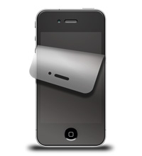 Goobay 42879 LCD kijelzővédő fólia Apple iPhone 4 G,sima