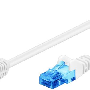 Goobay 51535 RJ45 Hálózati kábel, CAT 6A foltozható 1x 90 ° -os fehér