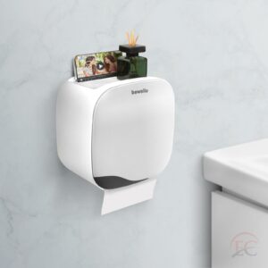 Bewello BW3003 WC-papír tartó szekrény – fehér – 200 x 130 x 205 mm
