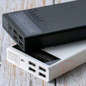 Powerbank 20000 mAh – Remax RPP-102, 4 x USB-vel – fehér