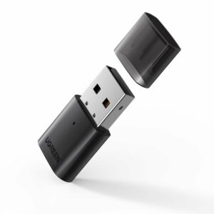 UGREEN Bluetooth 5.0 USB adapter PC-hez / PS-hez / kapcsolóhoz (fekete)