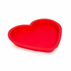 Family Szilikon szív alakú sütőforma – piros, 57521