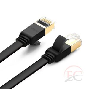 Ugreen 11263 Ethernet patchcord kábel RJ45 Cat 7 STP LAN 10Gbps 5m fekete