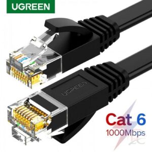 Ugreen 50172 Ethernet patchcord kábel RJ45 Cat 6, UTP 0,5m fekete