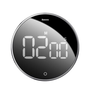 Baseus otthon, Heyo forgatható visszaszámláló időzítő óra, fekete (ACDJS-01)