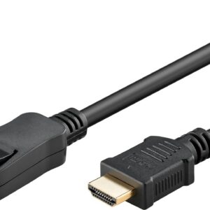 Goobay 51957 DisplayPort v1.1 – HDMI kábel 2m Fekete