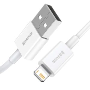 Baseus Superior USB – Lightning kábel 2 m 2,4A fehér (CALYS-C02)