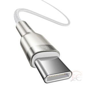 BASEUS Cafule Series USB-C / USB-C töltő- / adatkábel fém végződéssel, 100W, 1 m