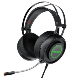 BlitzWolf AirAux AA-GB1, 7.1 gamer fejhallgató RGB leddel – Fekete