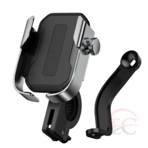 Baseus Armor kerékpáros / motoros telefontartó, fekete (SUKJA-0S)