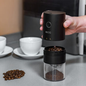 ECG KM 150 Minimo Black Hordozható elektromos kávédaráló