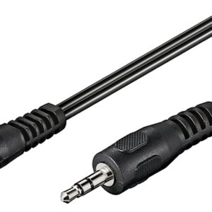 Goobay 50931 audio kábel mini jack 3,5 mm AUX, 10m, fekete
