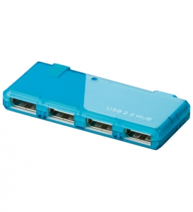 Goobay 95673 USB HUB,kék,4 portos