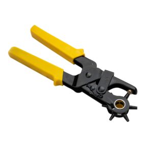 Deli Tools EDL1919 Bőrlyukasztó 9″ sárga