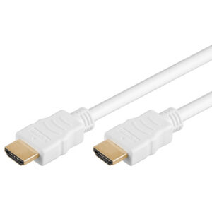 Goobay 31893 HDMI kábel aranyozott, fehér szín ,2m