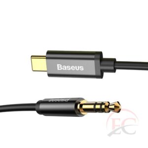 Baseus CAM01-01 Audio kábel, Yiven M01, Type-C[apa] – 3.5[apa], fekete