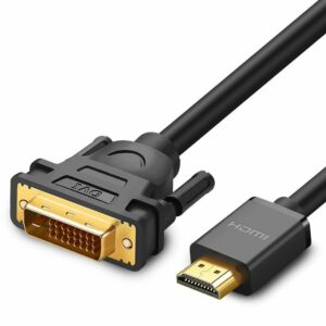Ugreen 30116 HDMI – DVI kábel 1m – Fekete