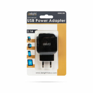 Delight 55045-2BK USB Hálózati adapter 2,1A, fekete