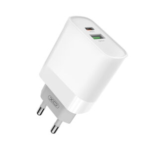 XO L64 USB-A / USB-C Hálózati töltő – Fehér