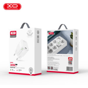 XO CE06 hálózati töltő USB-C 30W QC3.0 – Fehér