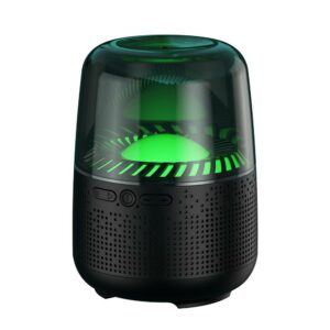 XO F37 Hordozható hangszóró, 10 W, 1800 mAh, LED RGB, TWS funkció, 360 fokos térhatás, fekete