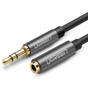 Ugreen 10592 3.5mm mini jack AUX kábelhosszabító 1m, szürke