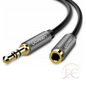 Ugreen 10592 3.5mm mini jack AUX kábelhosszabító 1m, szürke