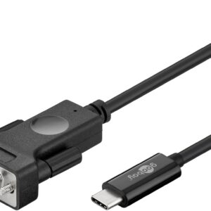 Goobay 51769 USB-C VGA kábel (1080p 60Hz) 1,8m – Fekete