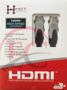 HCT 028-134 HDMI-HDMI kábel, aranyozott, 2 m, 2.0