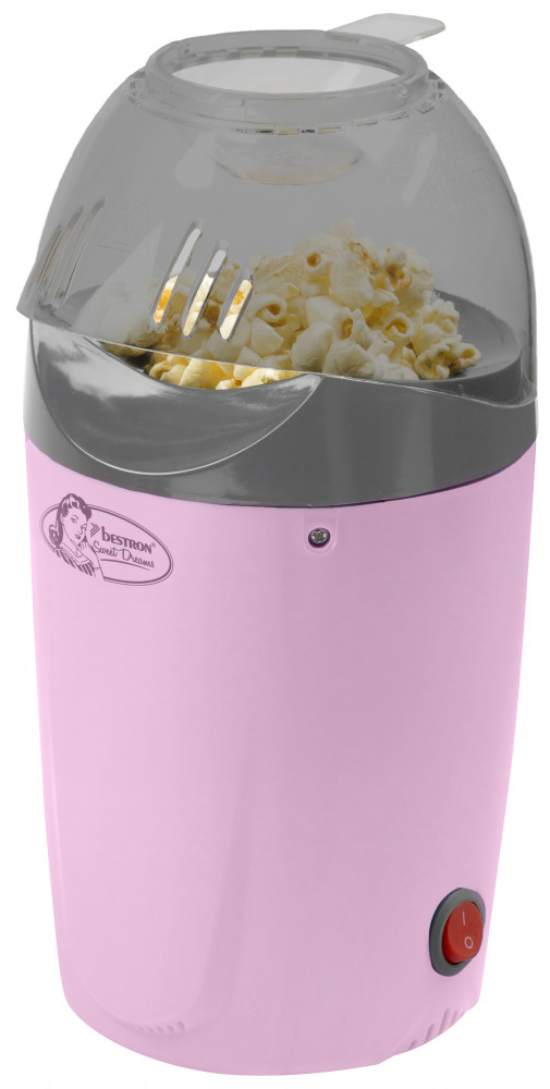 Bestron APC1007P Popcorn készítő, pasztel Rózsaszín