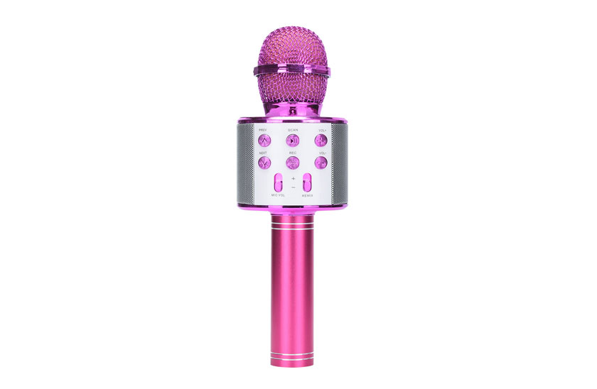 Forever BMS-300 Bluetooth 4.0 hangszóró mikrofonnal micro USB, microSD, AUX, USB porttal 3W, rózsaszín