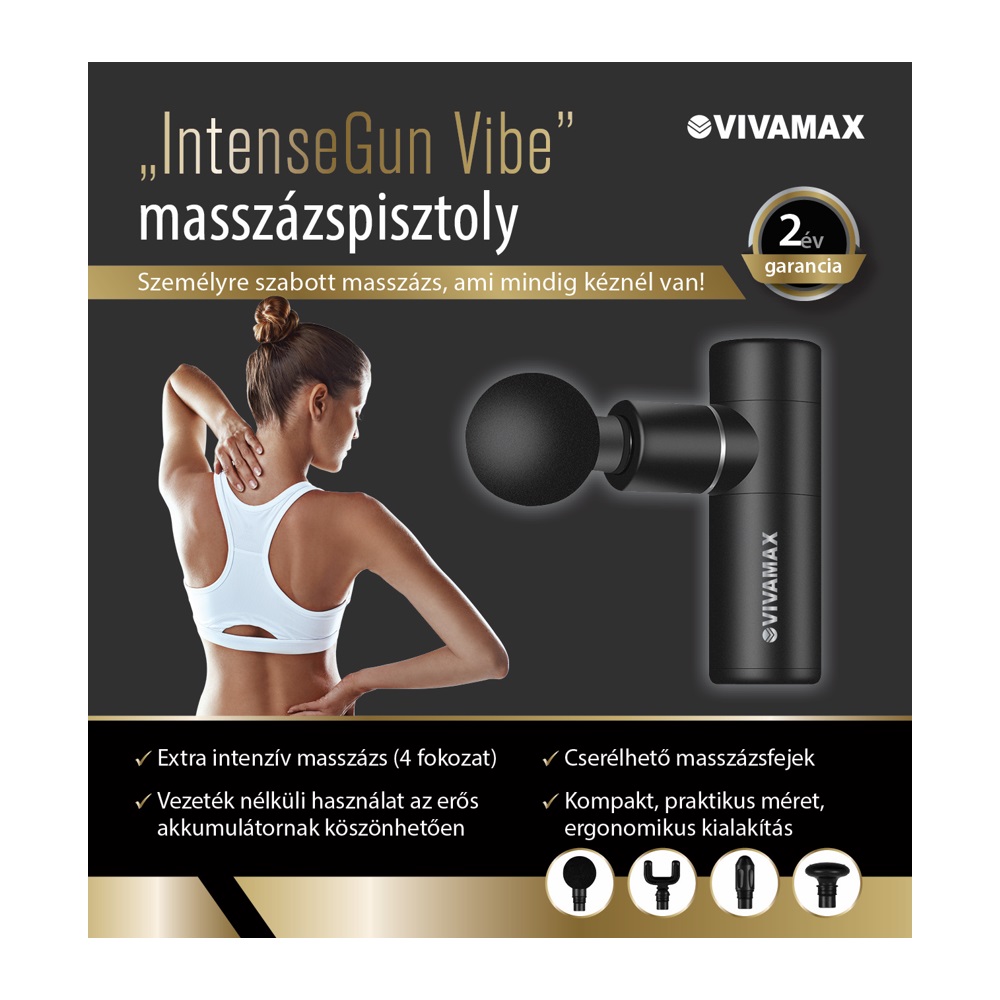 Vivamax GYVM44 IntenseGun “Vibe” masszázspisztoly